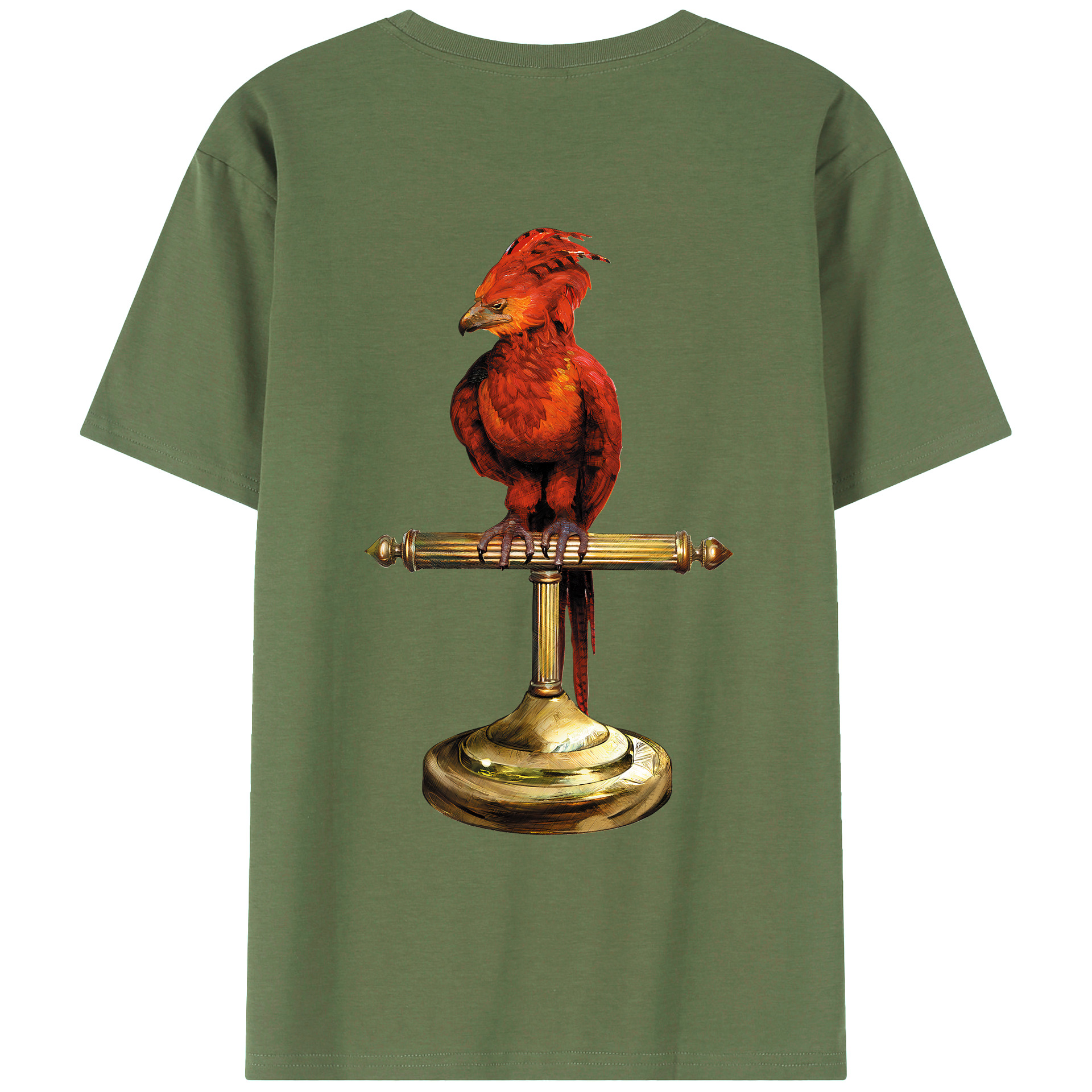 （画像用） Harry Potter ハリー・ポッターシリーズ 綿100％ メンズ半袖Tシャツ（バックプリント） 通気性